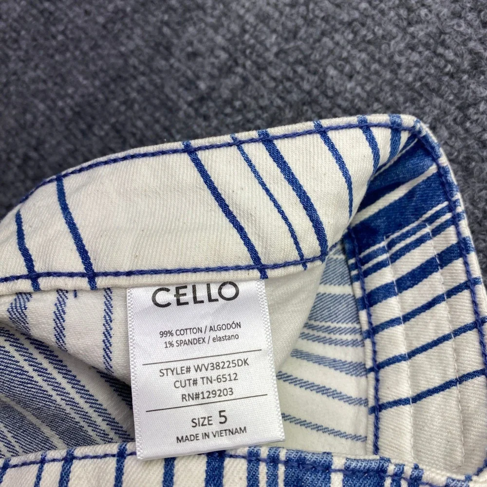 Cello striped denim